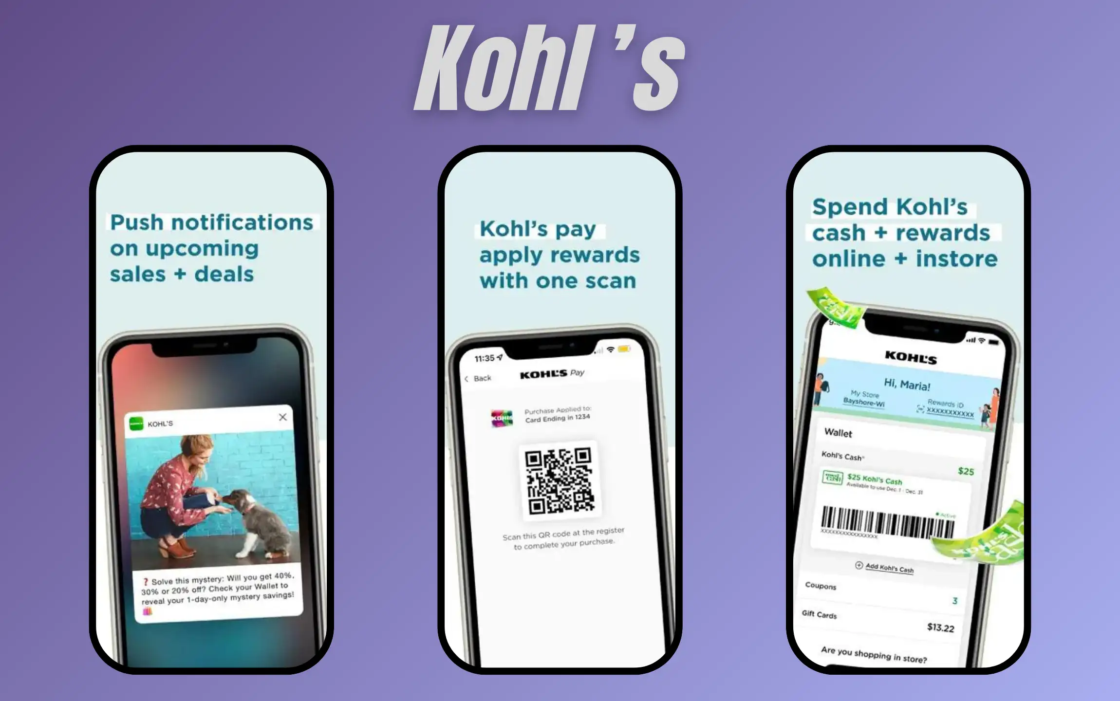 Kohl’s Coupon App for iPhone and iPad