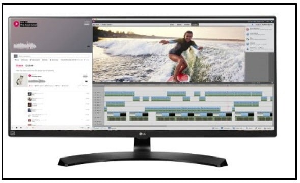 Большой монитор LG для Mac Mini