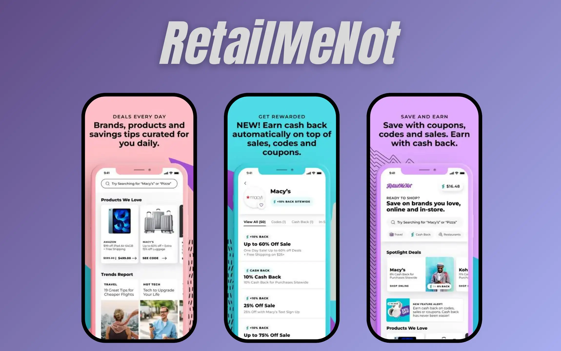 RetailMeNot Coupon App for iPhone and iPad