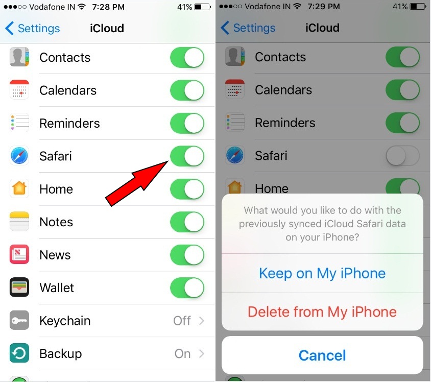 Turn iCloud bookmarks Off and again ON for Safari