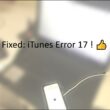 iTunes error 17 fix on Mac or PC