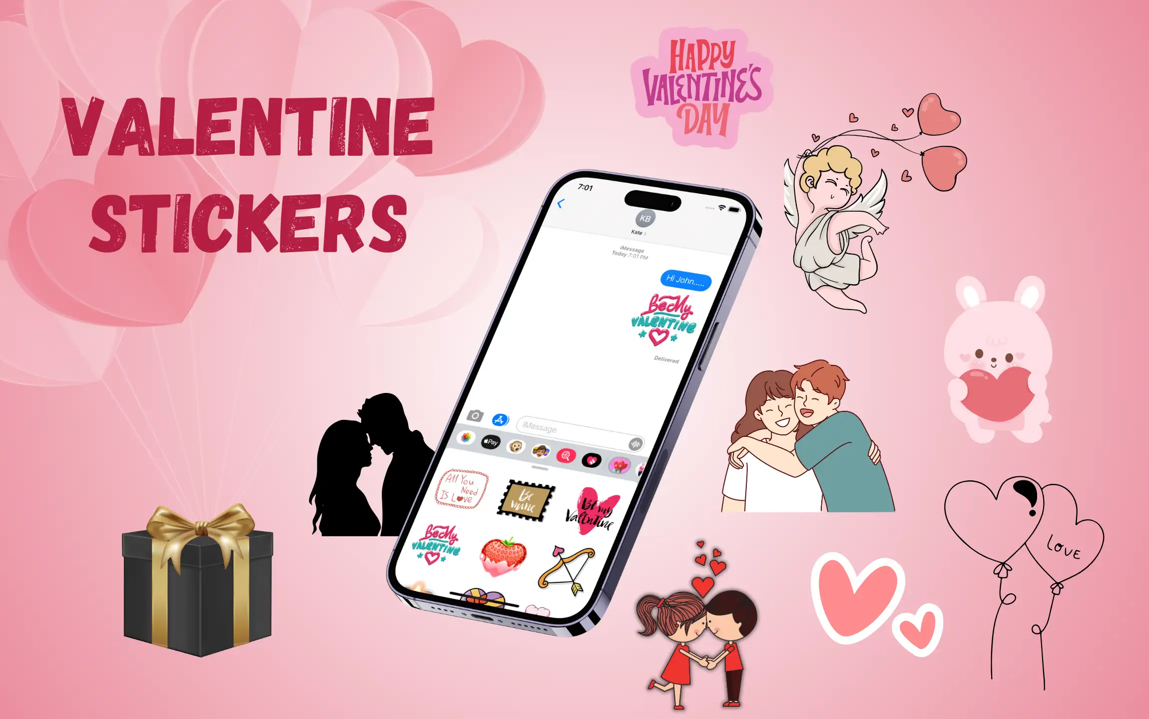 Best Valentine's Day Stickers Apps for iMessage of 2024 iPhone