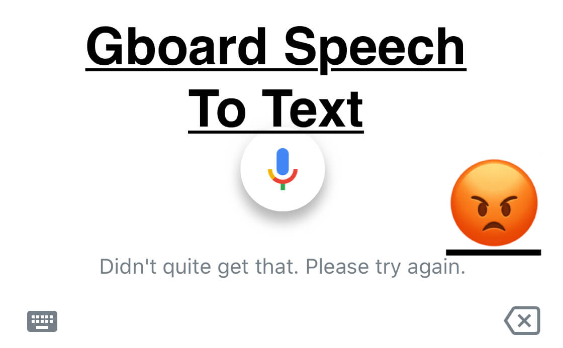Gboard Speech to Text on iPhone