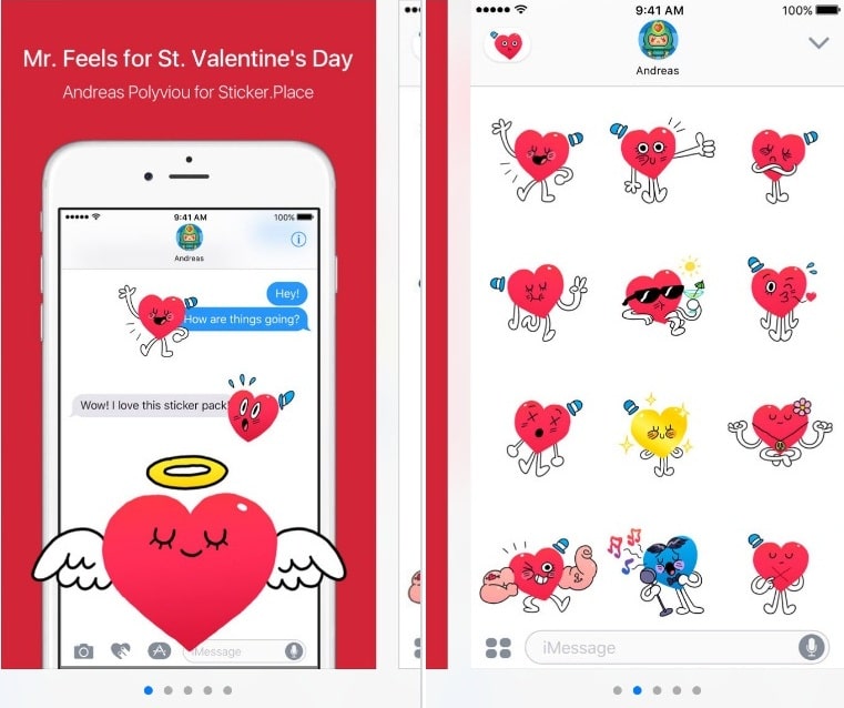 Mr. Feels for St. Valentine’s Day stickers app for iMessage Best Valentine’s Day Stickers Apps for iMessage