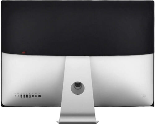 GLUK Black Monitor Dust Covers 21.5 Inch Premium Protective Dust Screen Cover Sleeve for Apple iMac