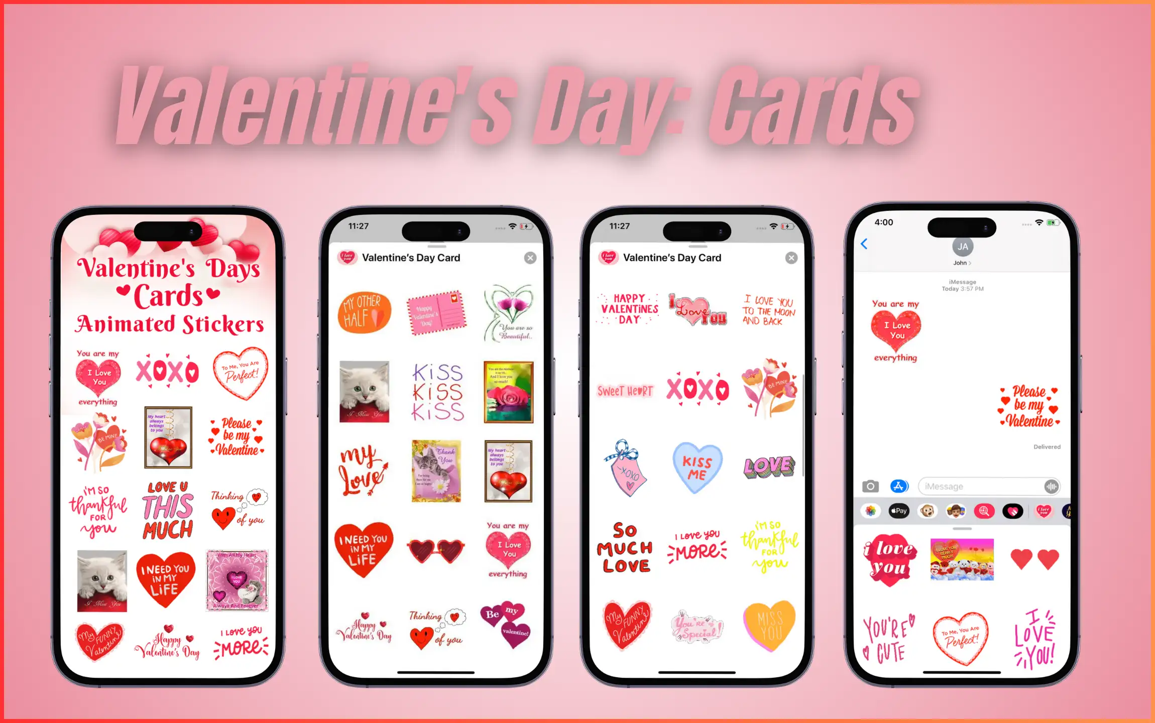 Valentine's Day_ Cards App for iMessage of iPhone