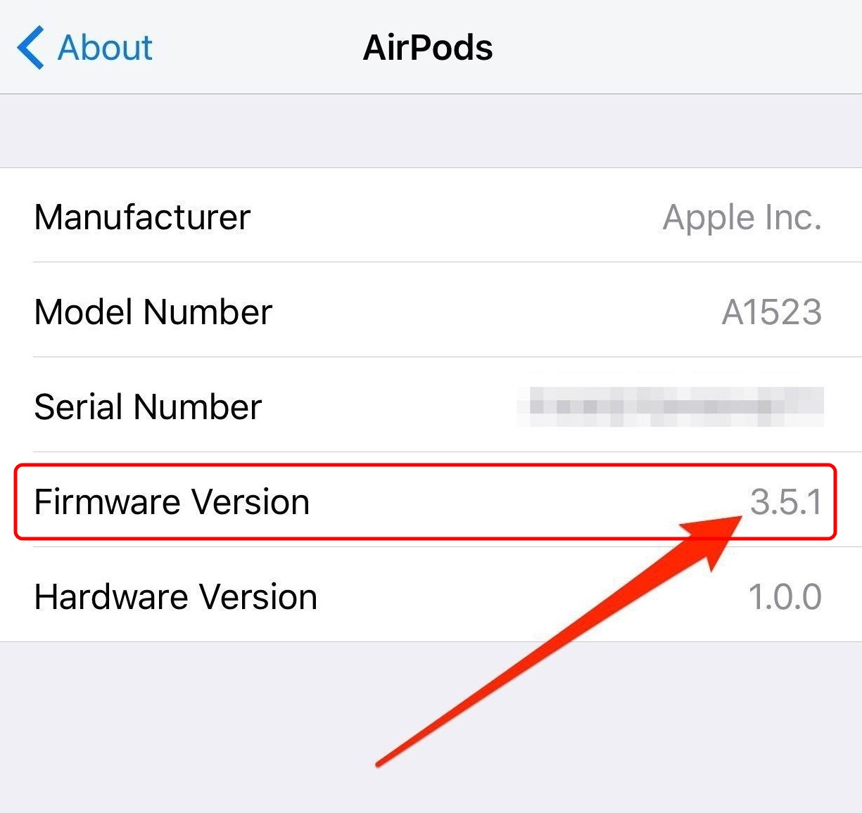 AirPods Install latest Firmware 3.5.1