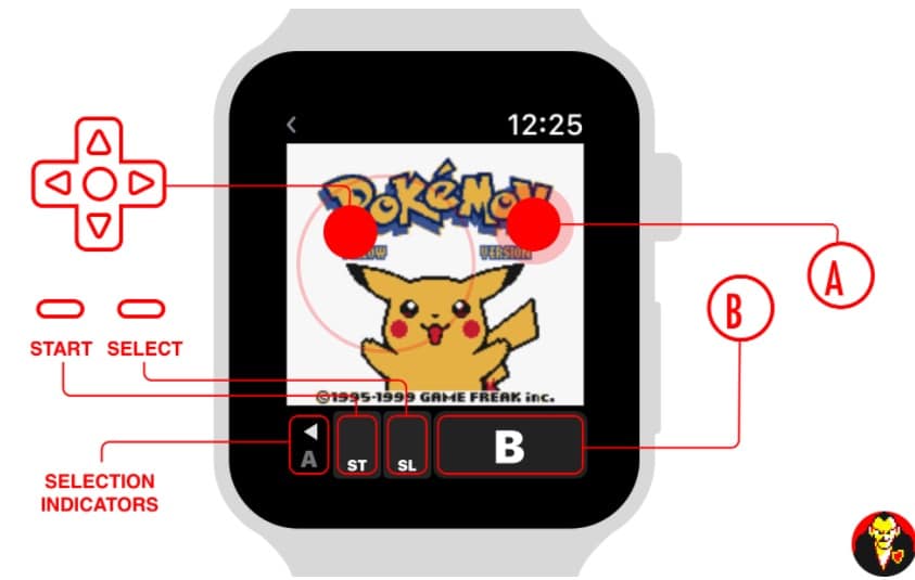 1 эмулятор Apple Watch Game Boy