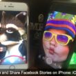 Make and Share Facebook Stories on iOS 10 App how to