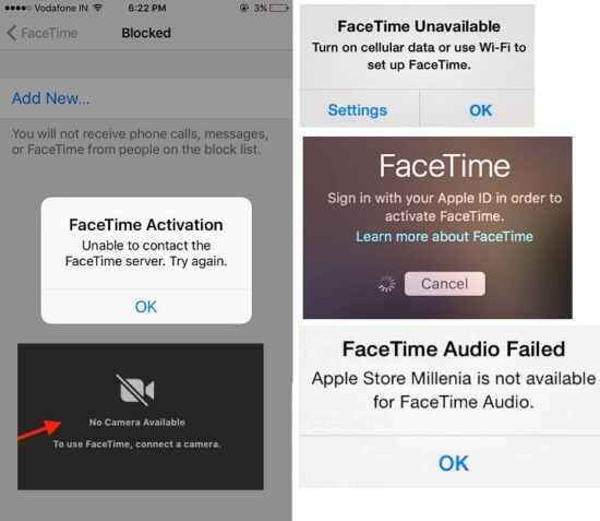 5 Most common FaceTime Problems on iPhone and Mac