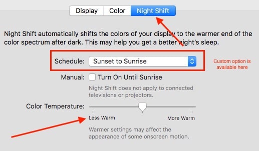 activate night shift mac activate night shift mac