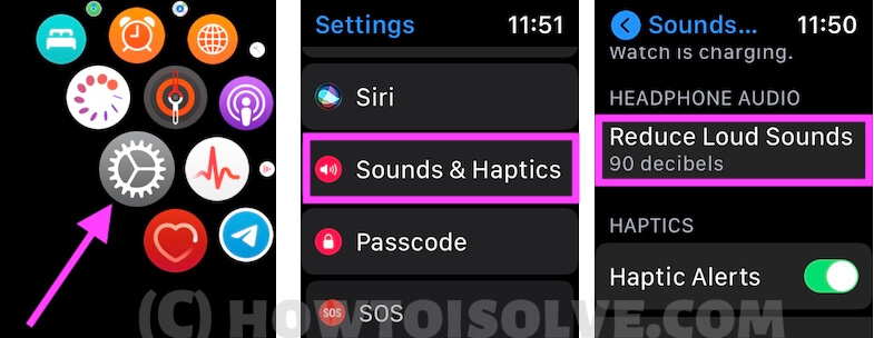 Reduce Loud Sound on Apple Watch for Headphone