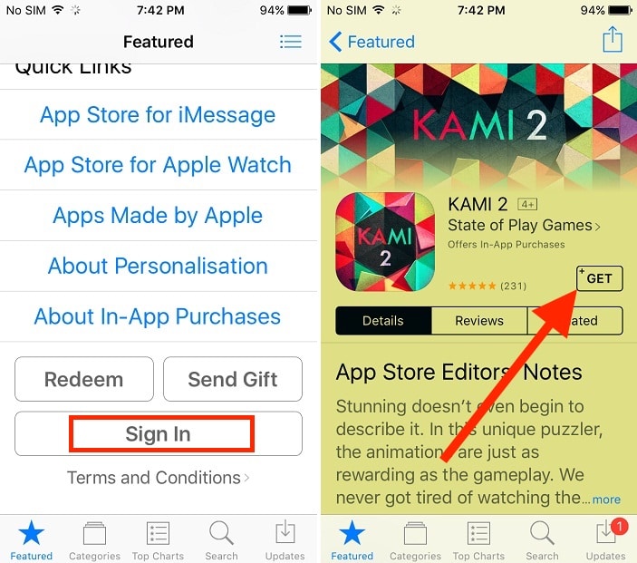 Sign up new apple ID for mail on iPhone iPad