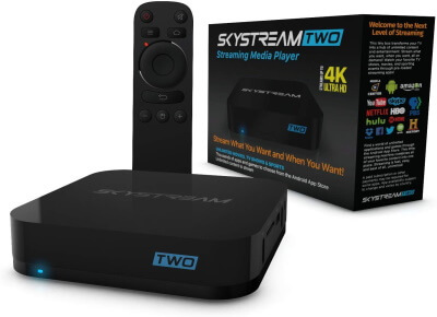 SkyStream Two Streaming Media Player Android TV Box