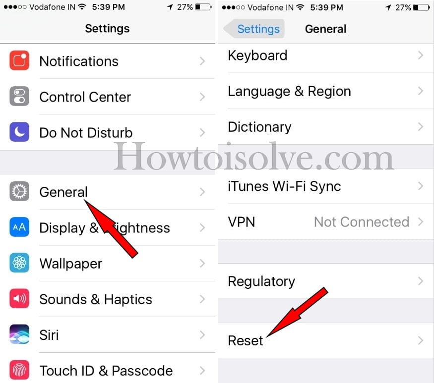 Reset Keyboard Dictionary iOS 10 on iPhone