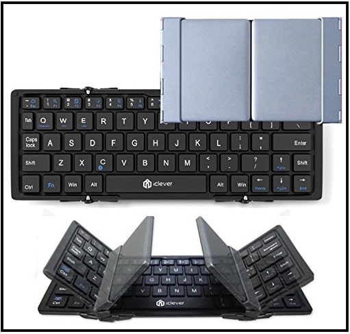 6 iClever Wireless Bluetooth Keyboard Cases