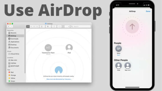 Use AirDrop on iPhone and iPad and Mac