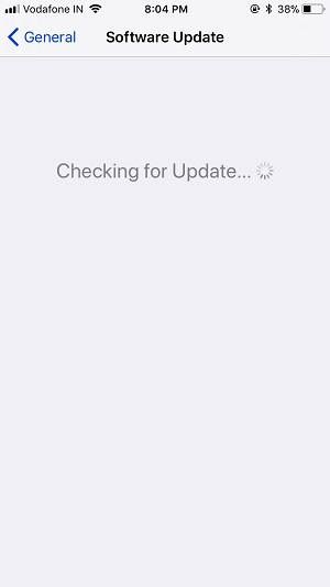 1 Check for Update in iOS 11 on iPhone and iPad