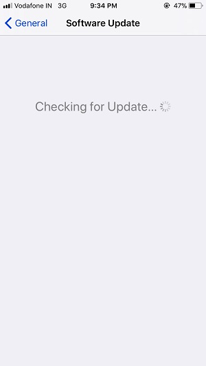 4 Software Update on iOS 11 in iPhone and iPad