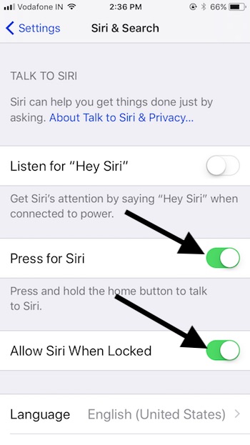 6 fix siri not working on iPhone and iPad