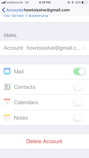 godaddy email settings iphone 11