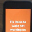 Fixed Raise to Wake not working on iPhone