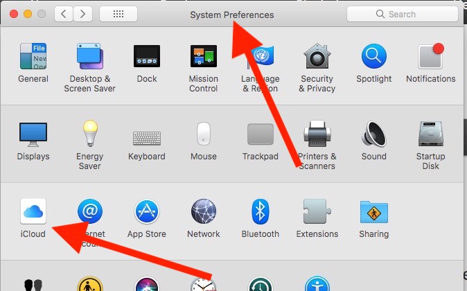 10 iCloud в системных настройках на Mac
