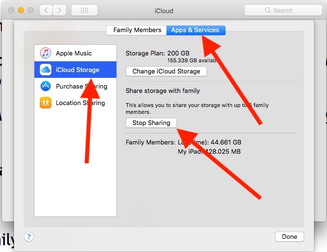 15 Прекратить совместное использование или отключить совместное использование в семейном доступе на Mac