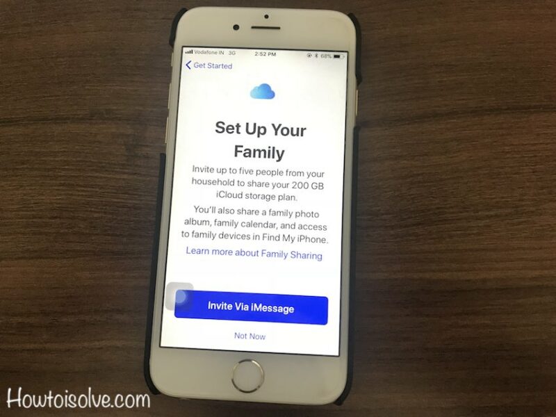 17 Setup iCloud Storage Family Sharing on iPhone
