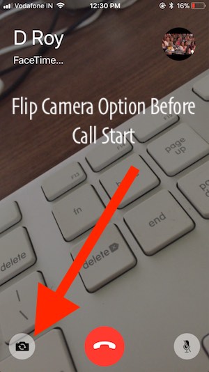 3 Flip Camera before call start