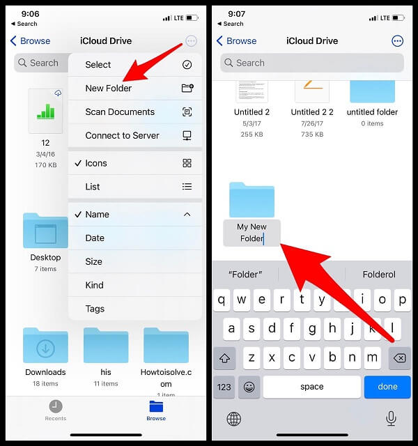 Method 1 Create a New Folder on Files app on iPhone and iPad