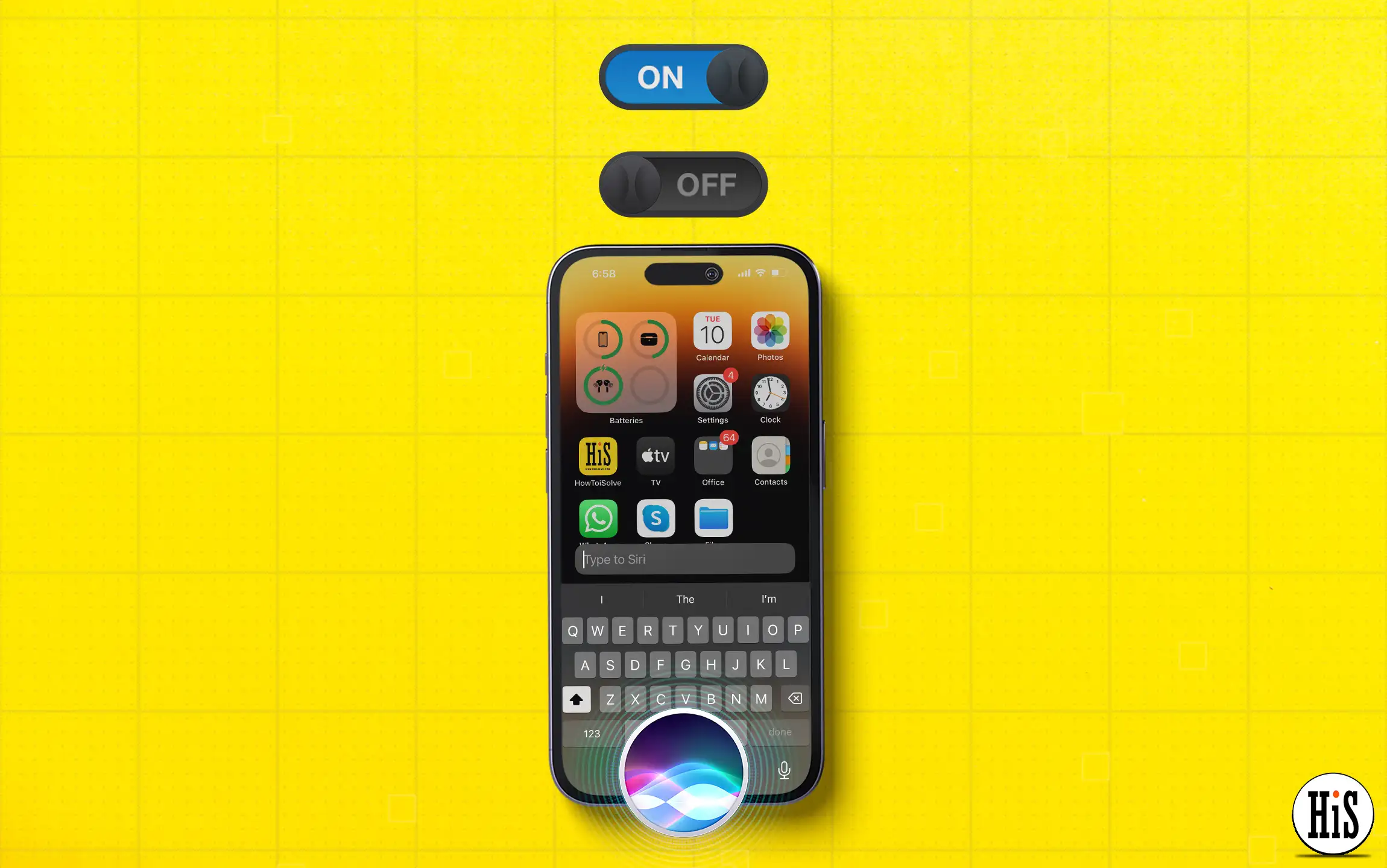 Turn on Type to Siri on iPhone