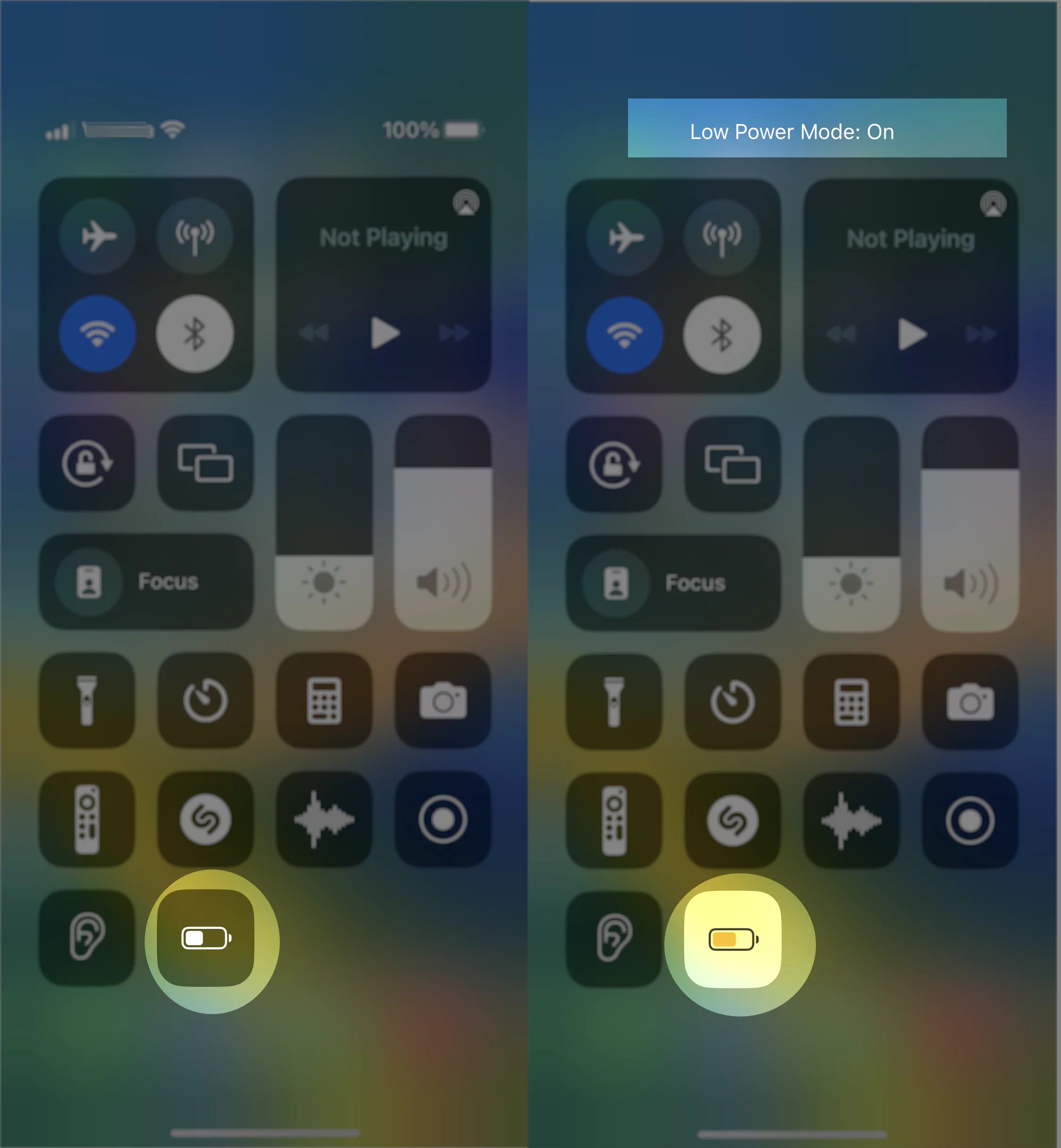 How to Add Low Power Mode to Control Center with iOS 17.1.1