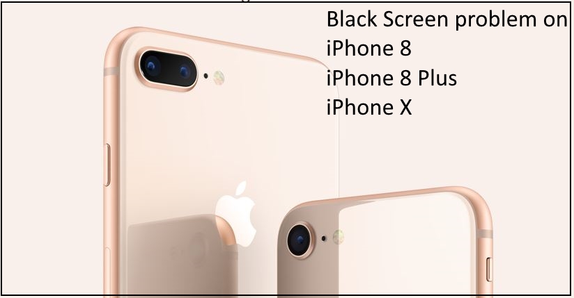 1 Black Screen Problem on iPhone 8 iPhone 8 Plus and iPhone X