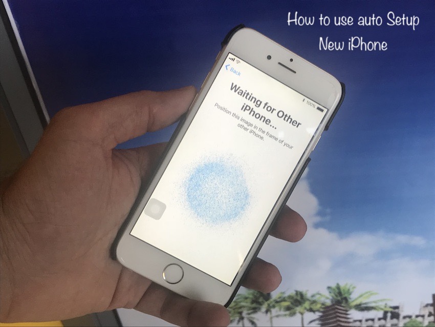 1 Как выполнить автоматическую настройку на новом iPhone в iOS 11
