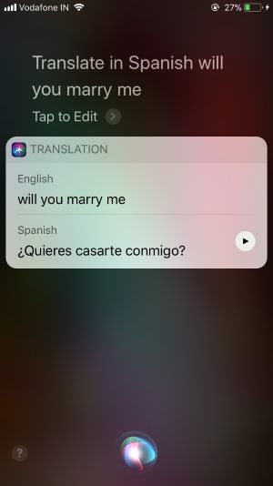 4 Translate text on iPhone Siri