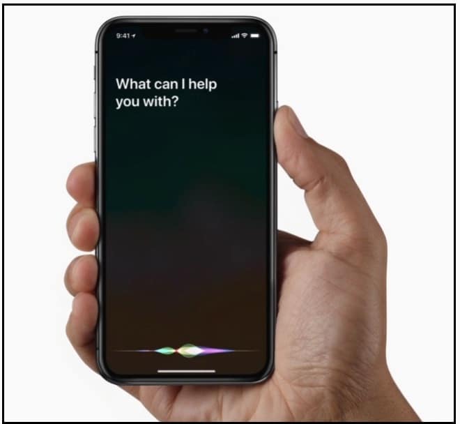 Activate Siri on iPhone X without Home Button