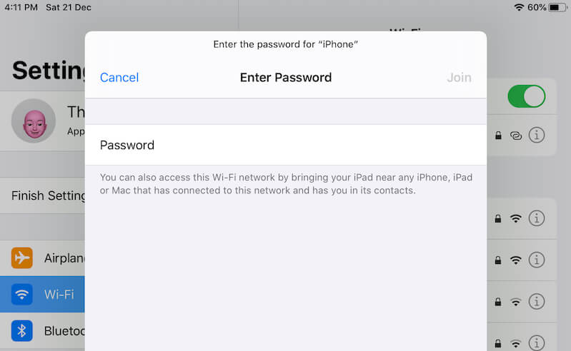 Enter personal hotspot password-2