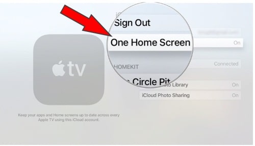 Turn on One Home screen on Apple TV 4K Apple TV 4th generation
