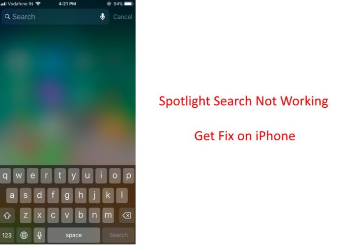 Spotlight Search Not Working After IOS 11 IOS 13 5 1 12 iOS 12 4 