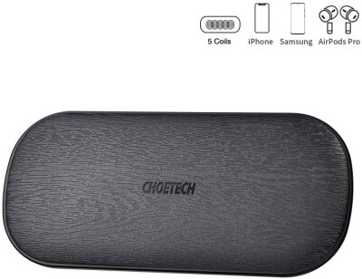 Choetech Smart Dual Wireless Charger