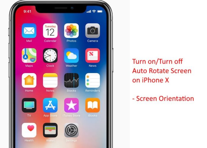 How to Turn ON/ Turn off Auto Rotate Screen on iPhone X/XR