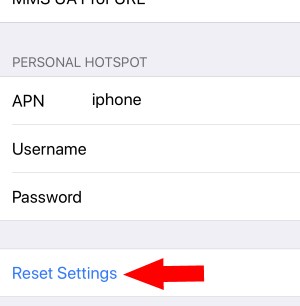 3 Reset Network Settings on iPhone