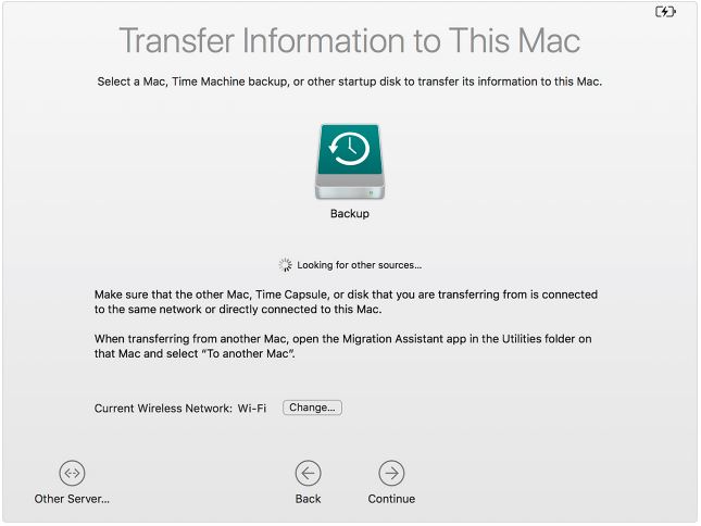 3 Transfer information to new Mac