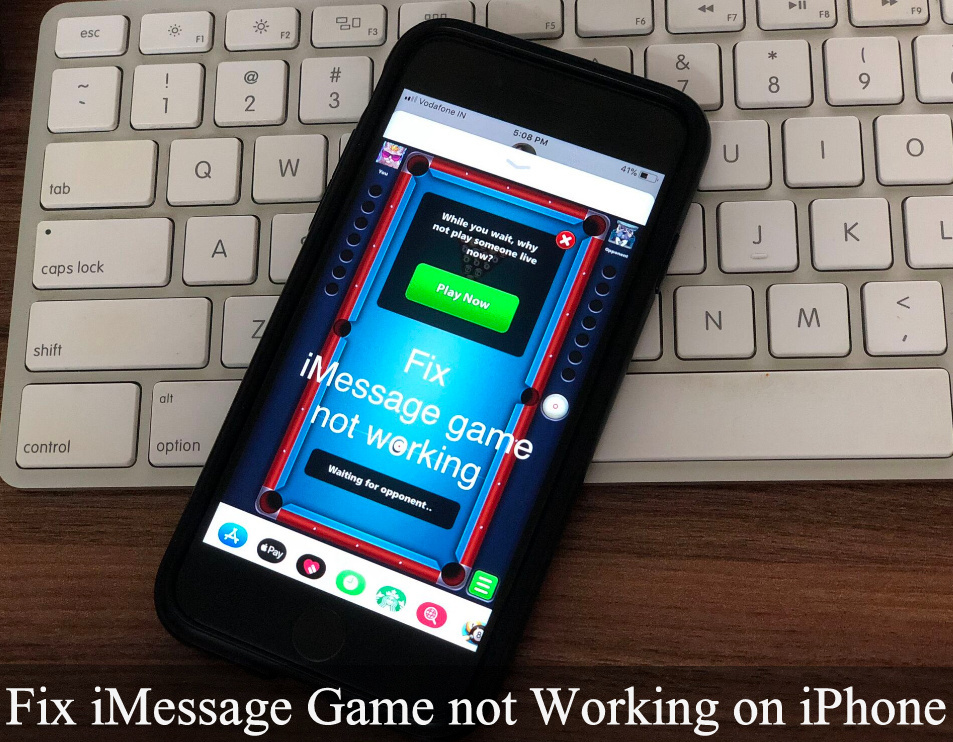 Fix iMessage game not working X, iPhone 8 plus, iPhone 7 Plus