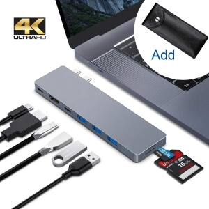 Greenlaw USB C Hub Adapter for MacBook pro 2018