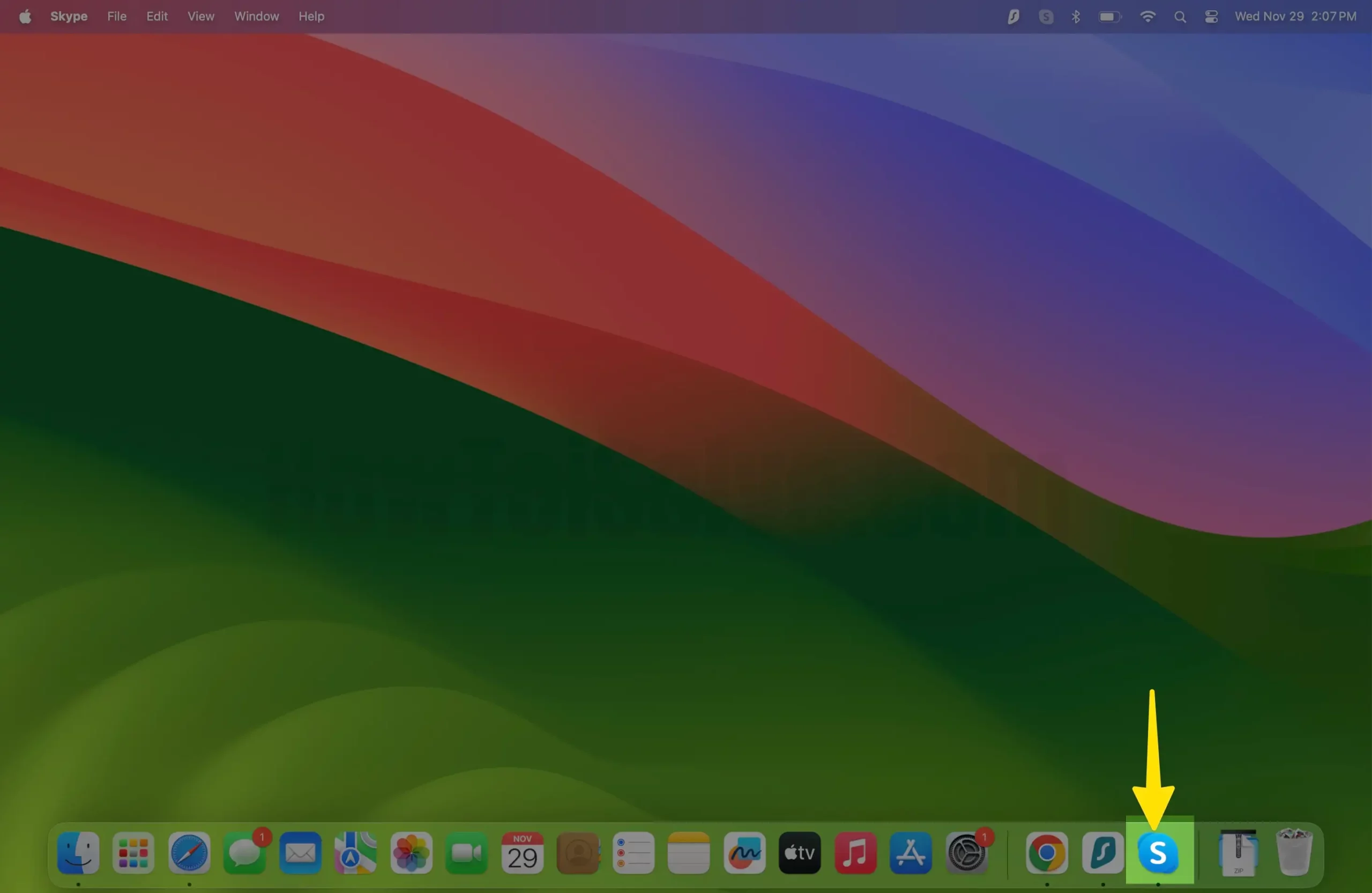 Access Skype on Mac