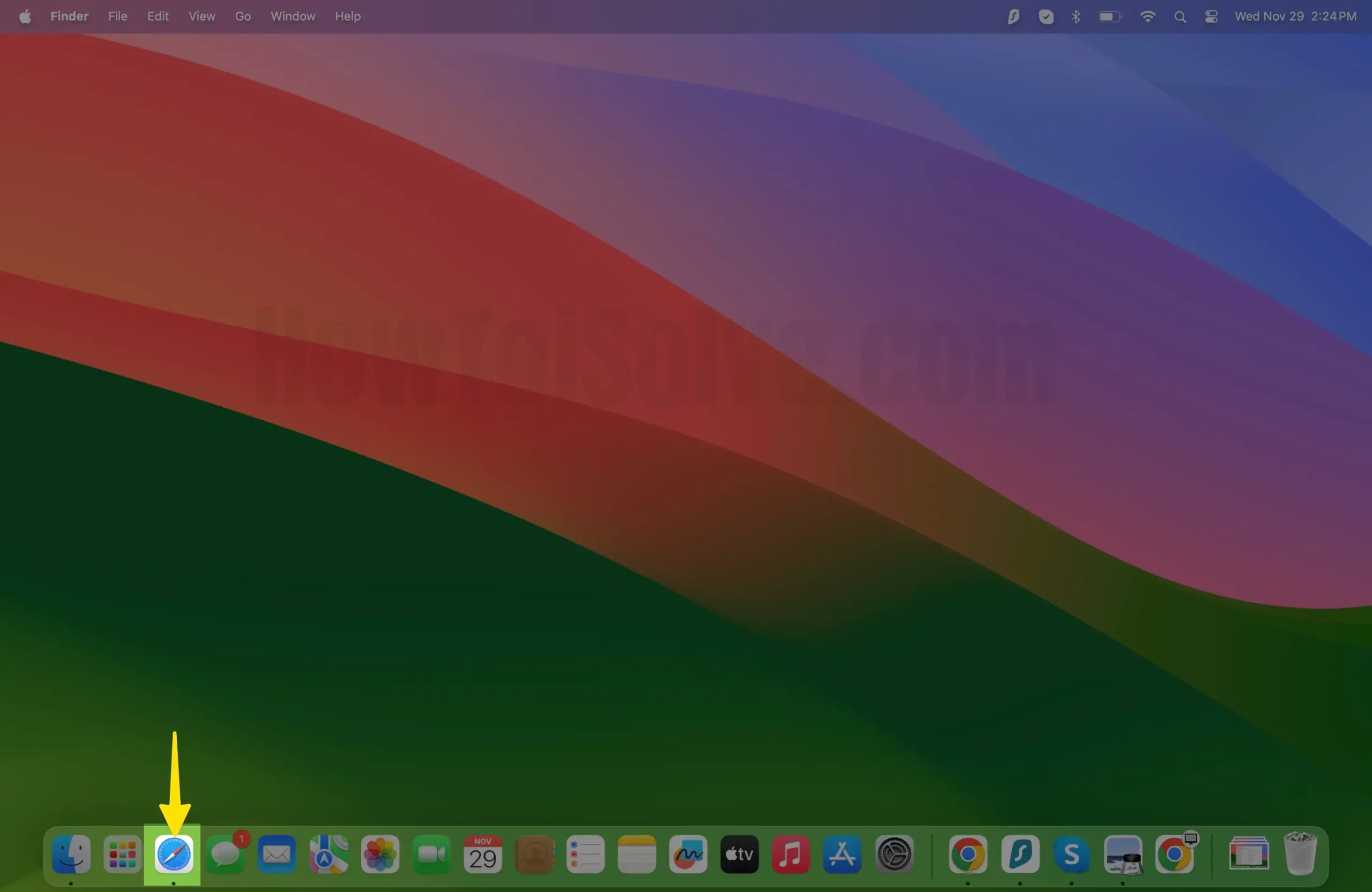Access Safari on Mac