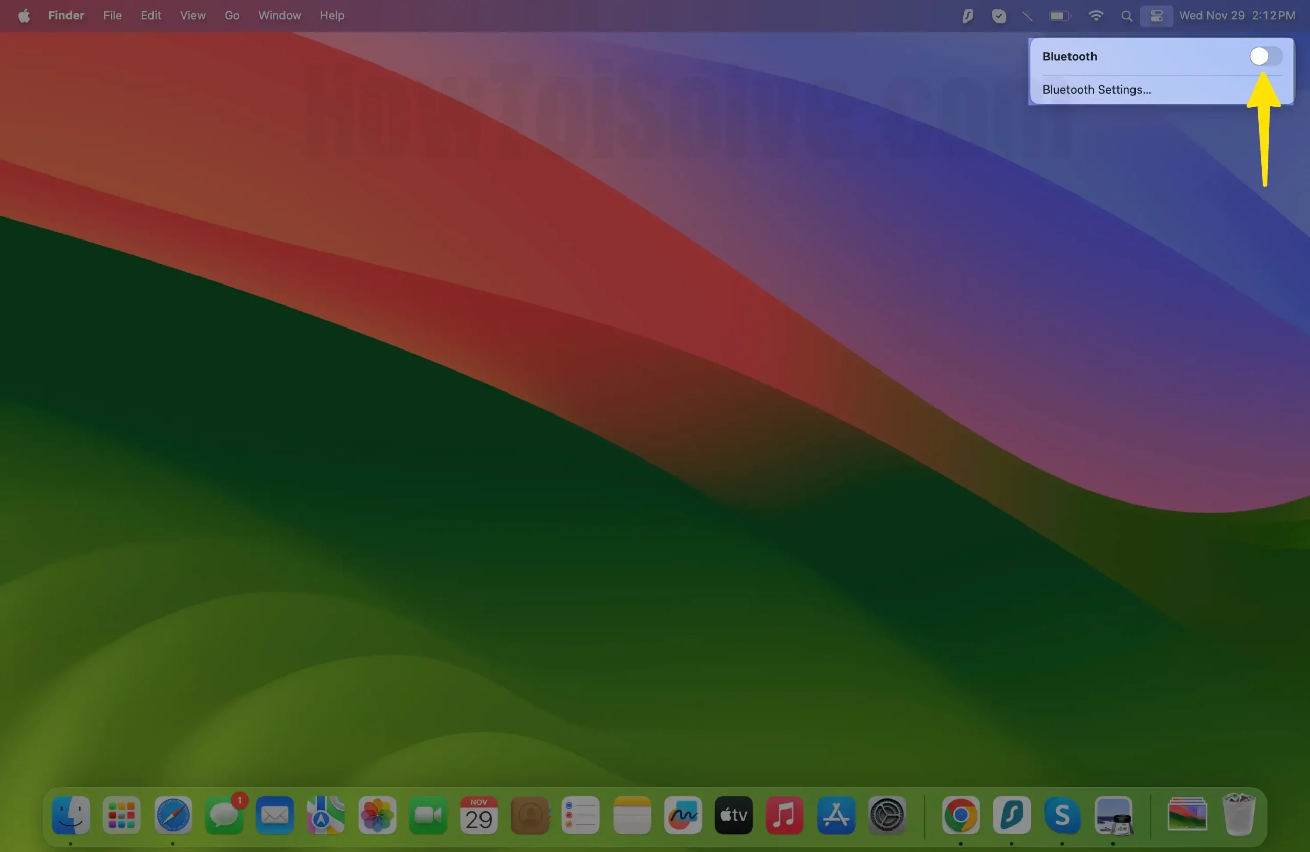 Disable Bluetooth on Mac