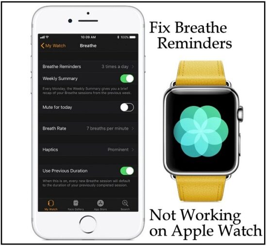 Fix Breathe Reminders Not Working on Apple Watch